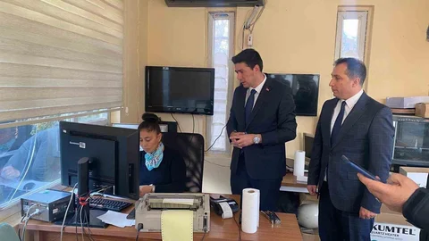 Iğdır Kaymakamı Gümrük Müdürlüğü'nde