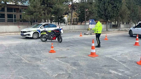 Kütahya'da Motosiklet Kazası