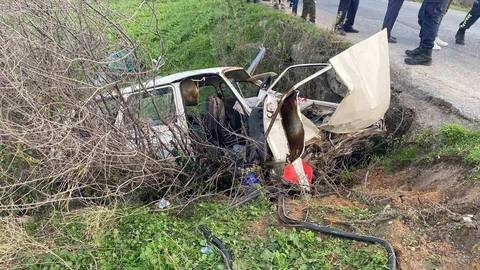 Manisa'da Tek Taraflı Kaza