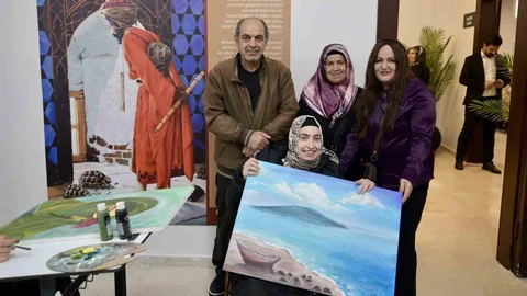 Ressam Neriman Oyman Esenyurt’ta Buluştu