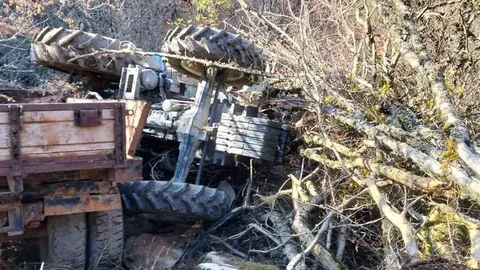 Sinop'ta Traktör Kazası Meydana Geldi