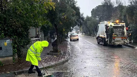 Muğla'da Yağmur Çalışmaları Devam Ediyor