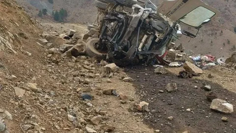 Kayseri'de Beton Mikseri Kazası