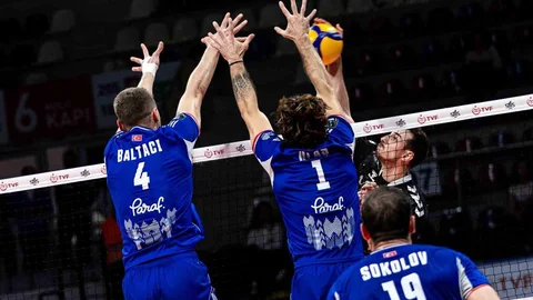 Halkbank, Akkuş Belediyespor'u 3-0 Yendi