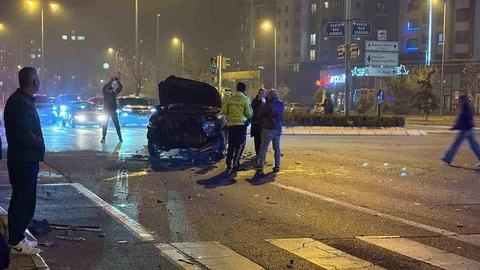 Kayseri'de Trafik Kazası Meydana Geldi