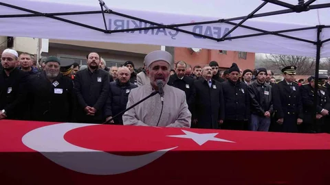 Çankırı'da Şehit Polis Memuru Hatice Ünal Toprağa Verildi