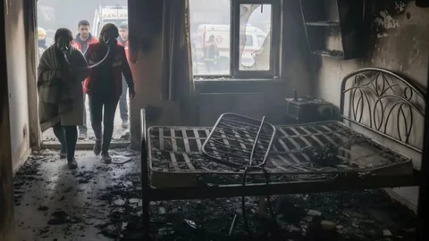 Ordu'da Elektrikli Battaniye Yangını