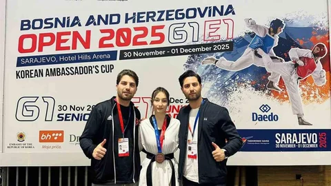 Aydınlı Sporcu Bosna Hersek'te Üçüncülük Elde Etti