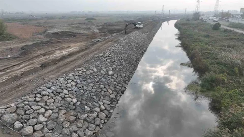 Samsun'da Yeni OSB Drenaj Çalışmaları Devam Ediyor