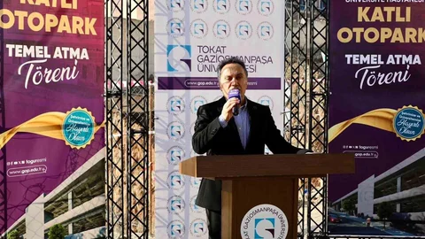 Tokat'ta Modern Otopark Temeli Atıldı