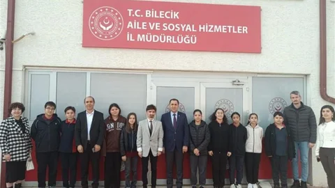 Bilecik'te Öğrenciler Sosyal Hizmetleri İnceledi