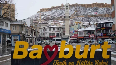 Bayburt'ta Yağış Uyarısı Yapıldı