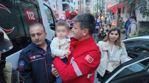 Çekmeköy'de Unutulan Bebek Kurtarıldı