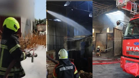 Elektrik Kesildi, Alevler Durduruldu: Yalınayak’ta Fabrika Yangını Kontrol Altında