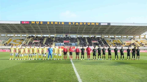 Muş'ta Ziraat Türkiye Kupası Maçı Sonucu