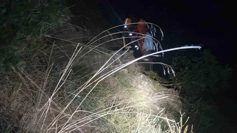 Bursa'da Ormanlık Alanda Mahsur Kalan Kişi Kurtarıldı