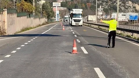 Bilecik'te Kış Lastiği Denetimleri Devam Ediyor