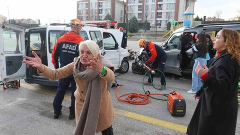 Eskişehir'de Gerçekçi Kaza Tatbikatı Yapıldı