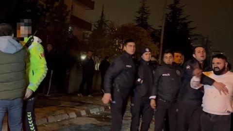 Kayseri'de Polisi Tehdit Eden Sürücüye Ceza