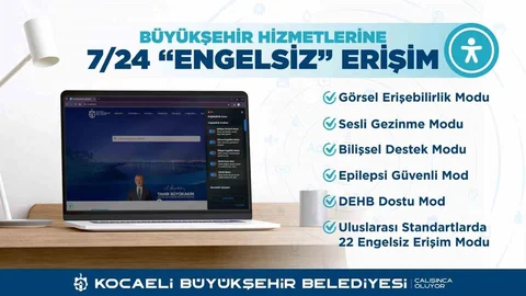 Kocaeli'de Dijital Erişim Kolaylığı
