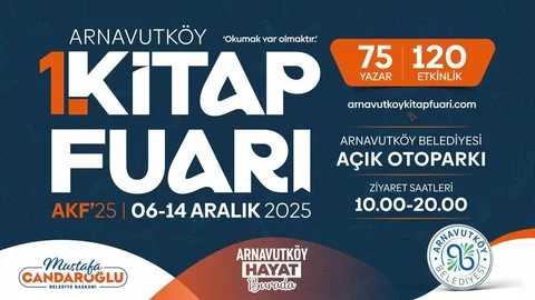 Arnavutköy'de Kitap Fuarı Başlıyor