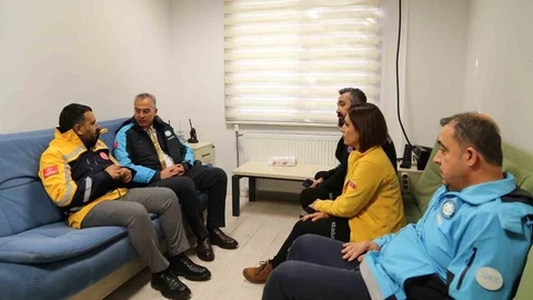 Diyarbakır'da 112 Çağrı Merkezi Ziyareti