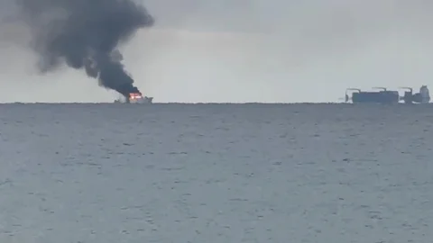 Kalkan'da Lüks Tekne Yangını