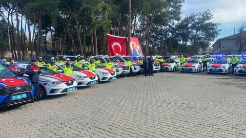 Çanakkale'de 95 Yeni Araç Hizmete Girdi