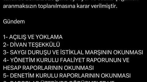 Sakaryaspor'da Kongre Süreci Başladı
