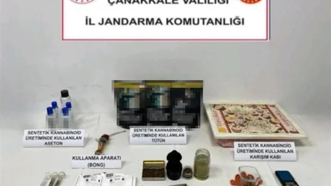 Çanakkale'de Uyuşturucu Operasyonu Yapıldı