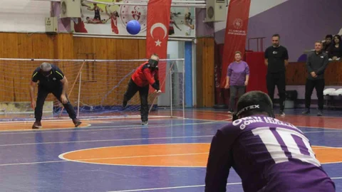 Ordu'da Goalball Farkındalık Maçı Düzenlendi