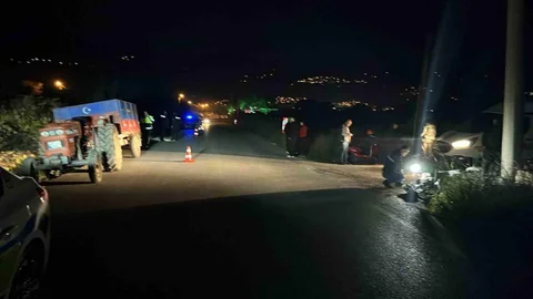 Aydın Bozdoğan'da Motosiklet Kazası