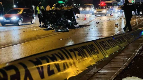 Konya'da Trafik Kazası ve Yangın