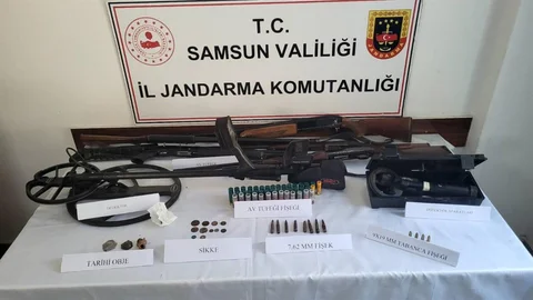 Samsun'da Tarihi Eser Operasyonu