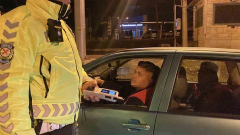 Burdur'da Alkollü Sürücüye Cezai İşlem