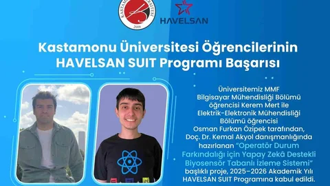 Kastamonu Üniversitesi Öğrencilerinin Projesi HAVELSAN’a Kabul Edildi