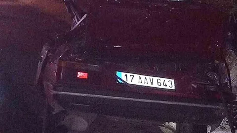 Çanakkale'de Direksiyon Kazası