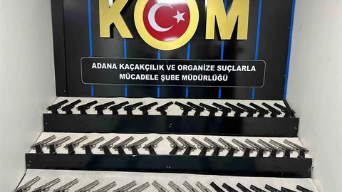 Adana'da Suç Örgütlerine Silah Sevkiyatı