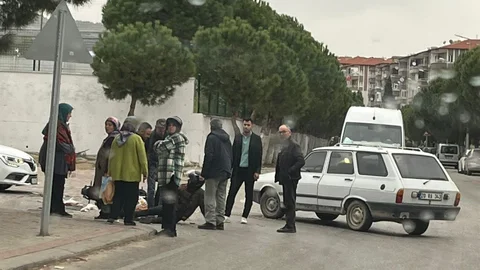Denizli'de Motosiklet Kazası