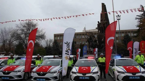 Uşak’ta Emniyet ve Jandarmaya Yeni Araçlar
