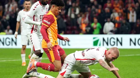 Galatasaray, Samsunspor'u İlk Yarıda Geçti