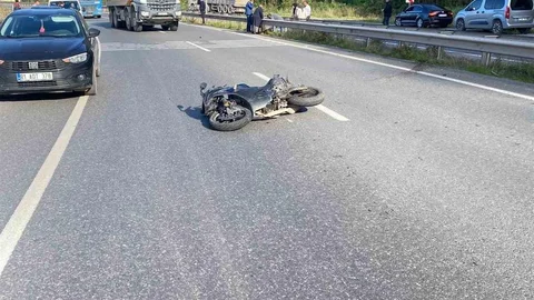 Zonguldak'ta Motosiklet Kazası Yaşandı