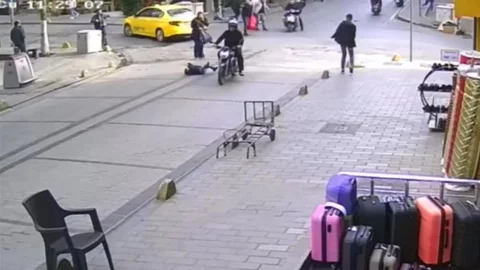 Fatih'te Motosiklet Kazası