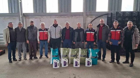 Simav'da Sera Üreticilerine Gübre Desteği