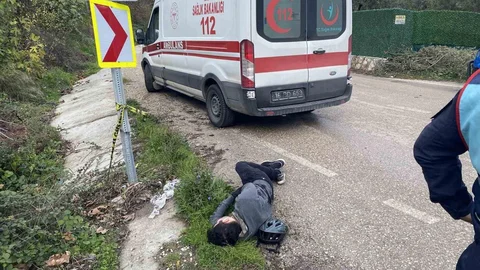 Bursa'da Bisiklet Kazası Sonrası Yaralı Kurtuluşu