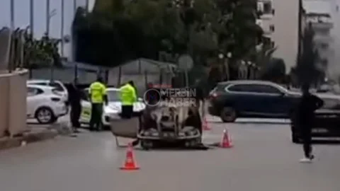 Toroslar’da Clio İle Toros Çarpıştı: Toros Ters Dönüp Hurdaya Döndü!