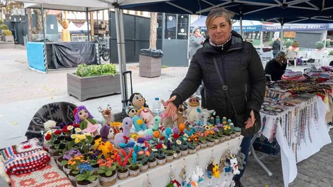 Eskişehir'de El Emeği Çiçekler