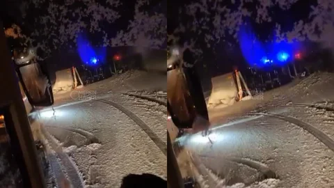 Pozantı Yolunda TIR Devrildi