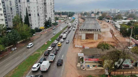 Antalya'da İnşaat Çalışmaları Aksadı