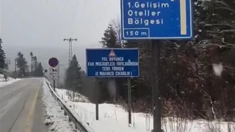 Uludağ’da Kar Yağışı Devam Ediyor